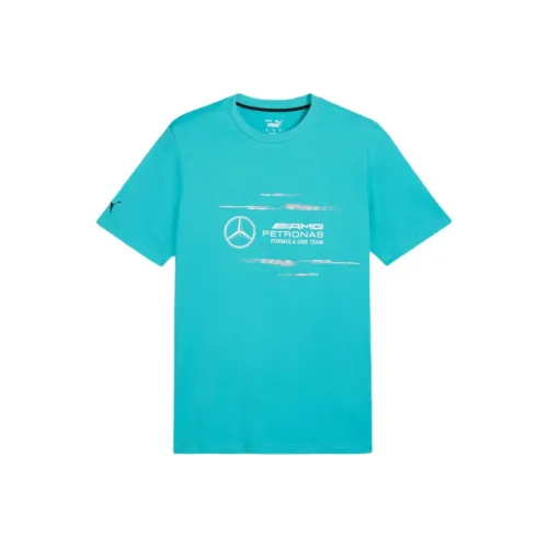 PUMA Mercedes AMG Petronas F1 SS24 T Рубашка Мужская Синяя
