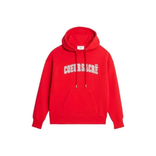AMIPARIS Red Men's Sweatshirts AMIPARIS Красный Мужские Толстовки