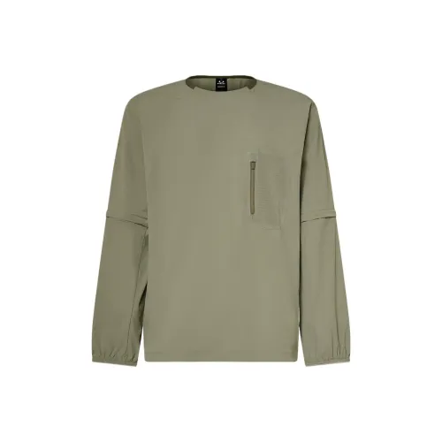 Oakley Latitude Пилотный Convert Оболочка T Рубашка Мужская Каменно-зеленый