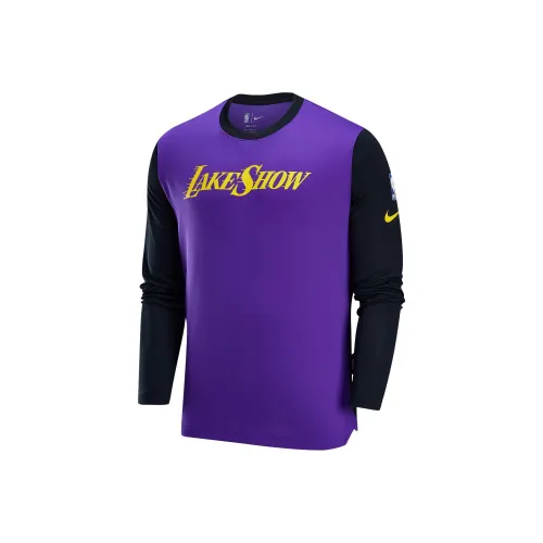 Nike x NBA Dri Fit T-Shirt Мужской Allover Фиолетовый Черный