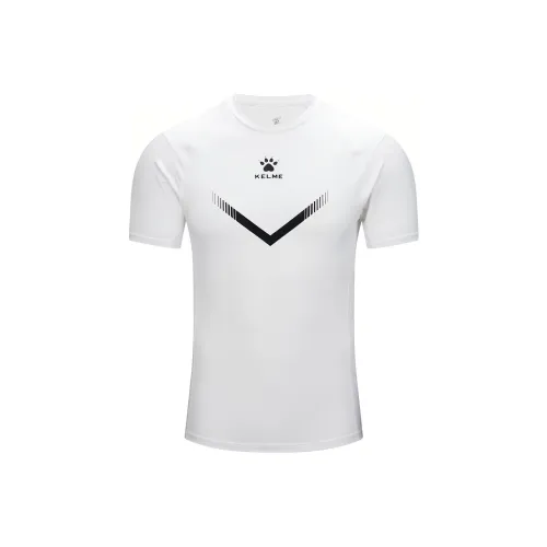 KELME Спортивная футболка с круглым вырезом мужская серая