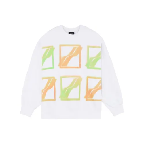 WE11DONE SS21 Свитшот Унисекс Белый