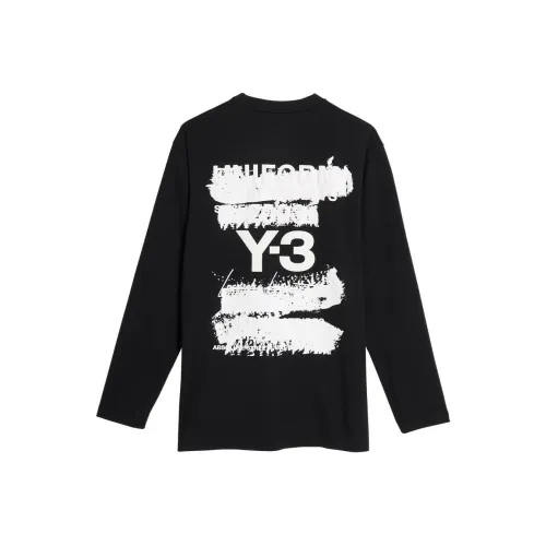 Y 3 Черная Унисекс Футболка