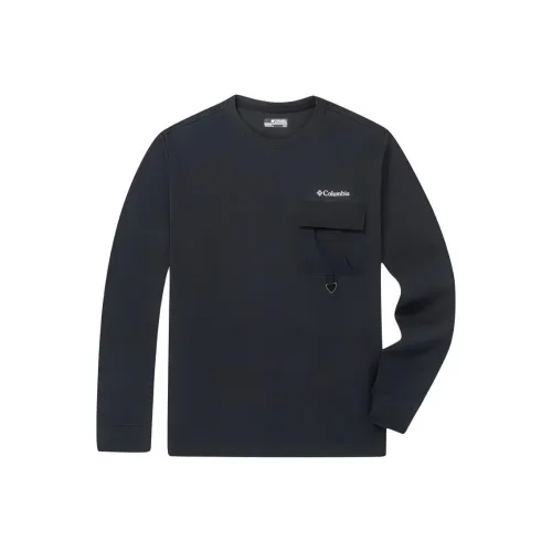 Мужская черная футболка с совместным брендом Columbia