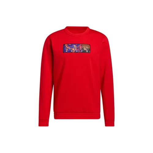 Adidas Светло-алый Мужской Свитшот