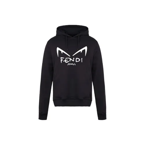 FENDI Темно-синий Мужские Свитшоты