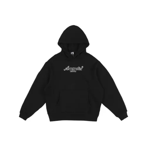 AMONSTER С капюшоном свободный крой худи унисекс