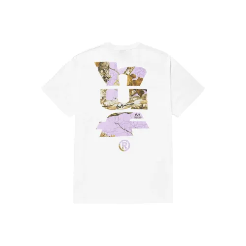 HUF REALTREE Co Бренд Белая Унисекс T Рубашка