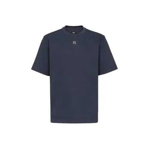 Fendi Blue Мужские T-рубашки