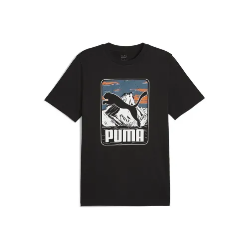 PUMA GRAPHICS T-Shirt Мужской Черный