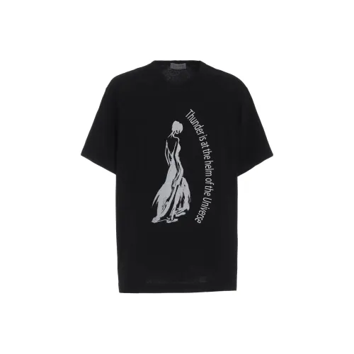 Yohji Yamamoto Pour Homme FW24 T Рубашка Мужская Черная