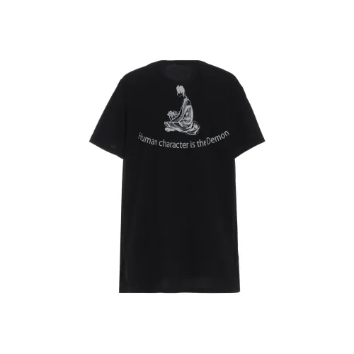 Yohji Yamamoto Черные Мужские T-рубашки