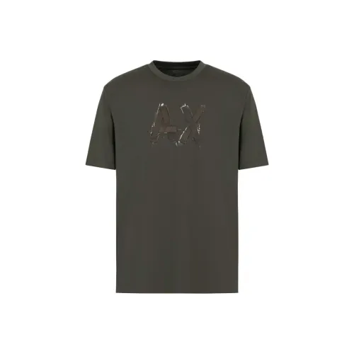 ARMANI EXCHANGEAE T Рубашка Мужская Армия Зеленая