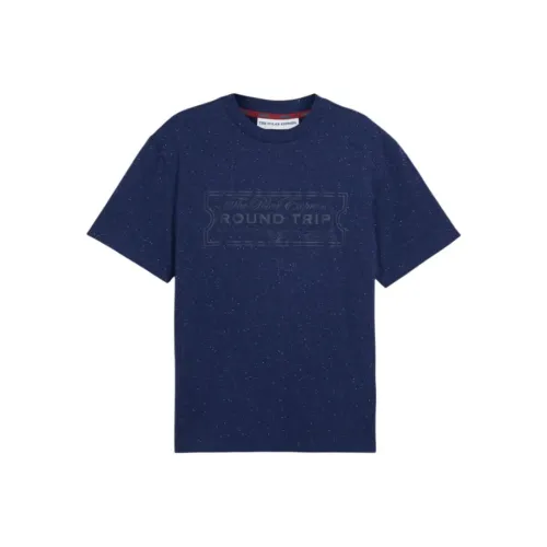 PUMA Blue Men's T-Shirts PUMA Синий Мужские Футболки