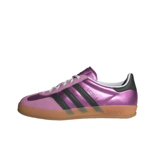Adidas Originals GAZELLE INDOOR Устойчивые к истиранию Низкие Кроссовки для скейтбординга Унисекс Фиолетовые