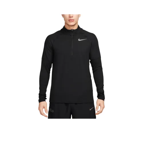 nike ElementDri Форма Бег Т-Рубашка Мужская Черная