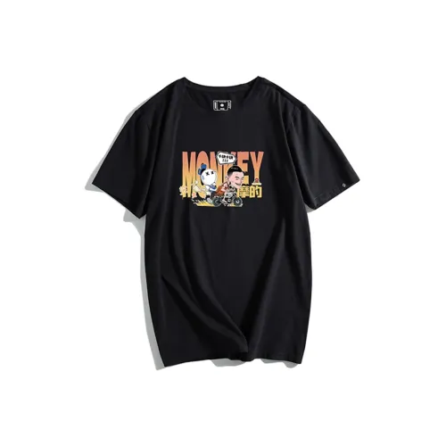 RIGORER Спортивный Бег Повседневный Круглый вырез Короткий рукав T-рубашки Унисекс Парный