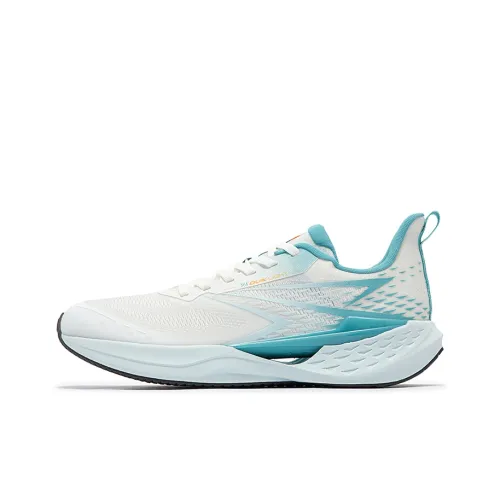 361° Противоскользящий устойчивый к истиранию низкий топ повседневная обувь для бега мужская белый глазурь селадон зеленый