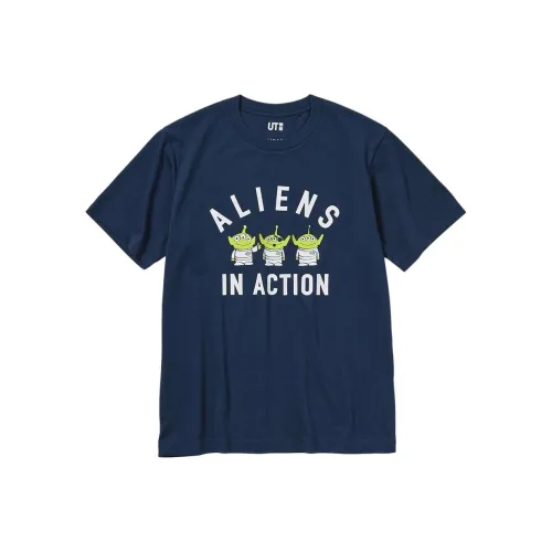 UNIQLO T-Shirt Унисекс Темно-синий