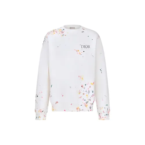 DIOR Quarterly New Products Белый Мужской Свитшот