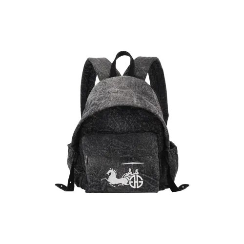 GHG Denim Backpack Unisex Black GHG Деним Рюкзак Унисекс Черный