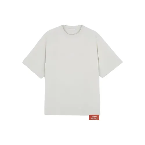 RESIMPLE x FATBOY T-Shirt Унисекс Серый Бежевый