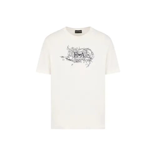 EMPORIO ARMANI EA7 T Рубашка Мужская Белая