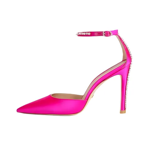 Stuart Weitzman SW Glam Узкий каблук Высокие каблуки 10 см Женские Фуксия
