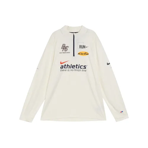 Nike Экрю Мужские T-рубашки