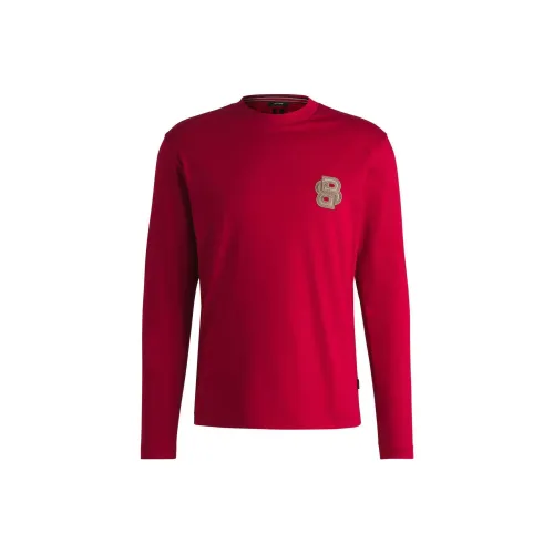 Hugo Boss x FENGSHENLIANMINGXILIE FW24 T Рубашка Мужская Красная