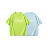 Неоновый зеленый + Туманный синий