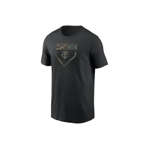 Nike MLB Коллаборация Minnesota Twins CAMO T-рубашка Мужская Черная