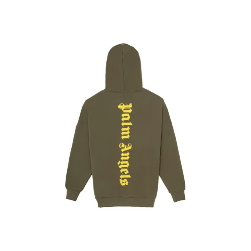 PALM ANGELS Зеленый Мужской Свитшот