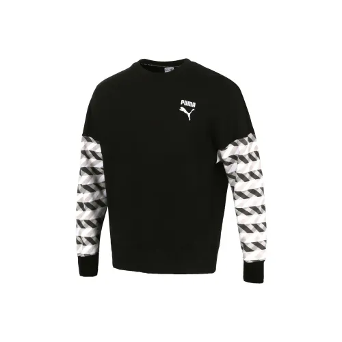 PUMA ESS+ Свитшот Мужской Черный