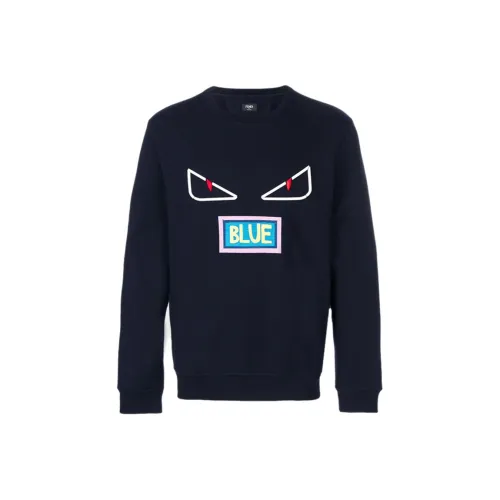 Fendi Синий Мужской Свитшот