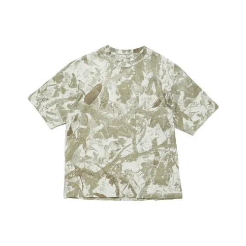 ACNE STUDIOS SS25 Светло-зеленая унисекс рубашка T