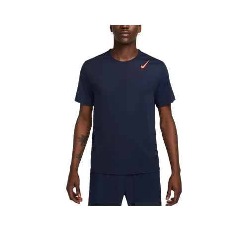 Nike AEROSWIFTDri Форма ADV T Рубашка Мужская Обсидиан Ярко-Красный