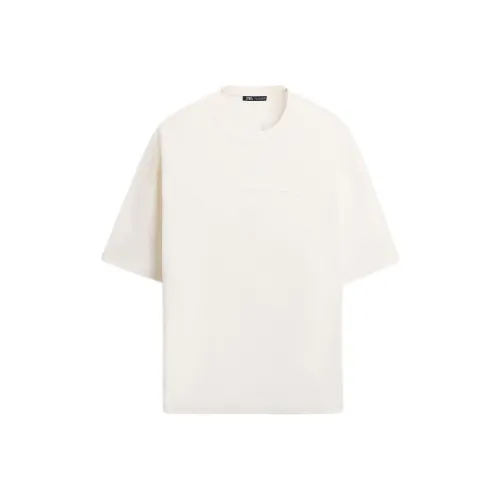 ZARA Морозный Белый Мужские T-Рубашки