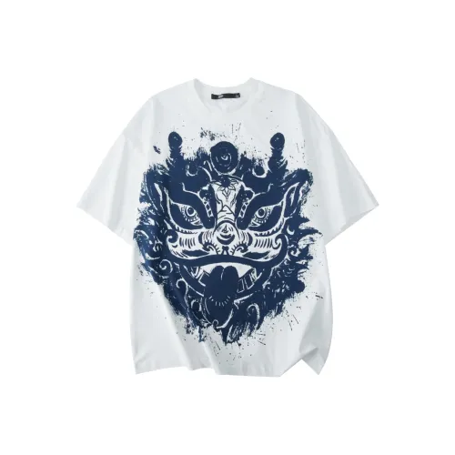 Pin Li Белая Мужская T-Рубашка