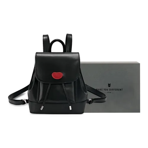 MYD Микрофибра Синтетическая Кожа Рюкзак для Женщин Полиэстер Черный Белый Светло-Серый