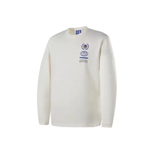 NBA Warriors Team T-Shirt Унисекс Костяной Белый