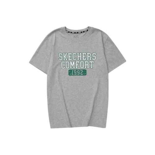 Skechers T-Shirt Мужской Средний Фотиния Серый