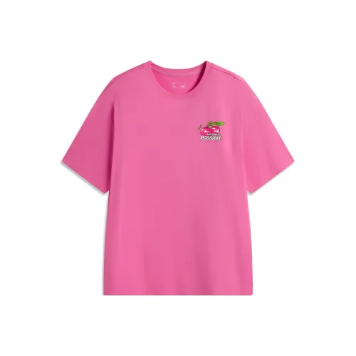 LINING Sports Life Collection Т-рубашка Унисекс Энергия Пудра