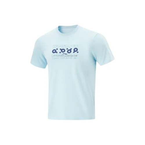 LINING Table Tennis Series T Рубашка Унисекс Light Небесно-Синий