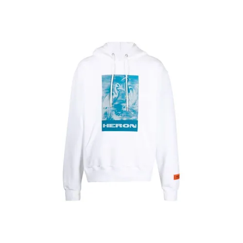 HERON PRESTON Белый Мужской Свитшот