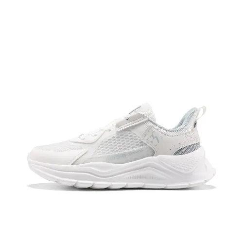 361° Slip Резистентный и Дышащий Низкий Топ Повседневный Женские Белый Зеленый