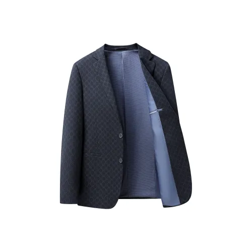 PIERRE CARDIN Бизнес-костюм мужской синий серый