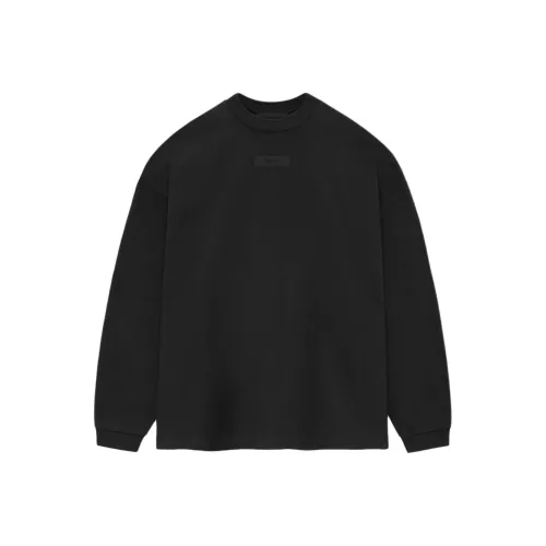 Fear of God ESSENTIALS 2024 Summer Collection Темно-деревянный черный/Черный мужской T-рубашки
