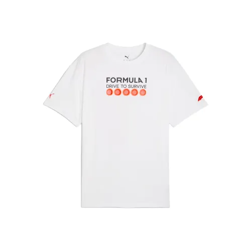 PUMA F1 ® Drive To Survive T-Shirt Мужской Белый