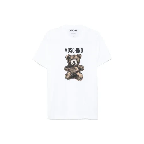 MOSCHINO FW24 T Рубашка Мужская Белая